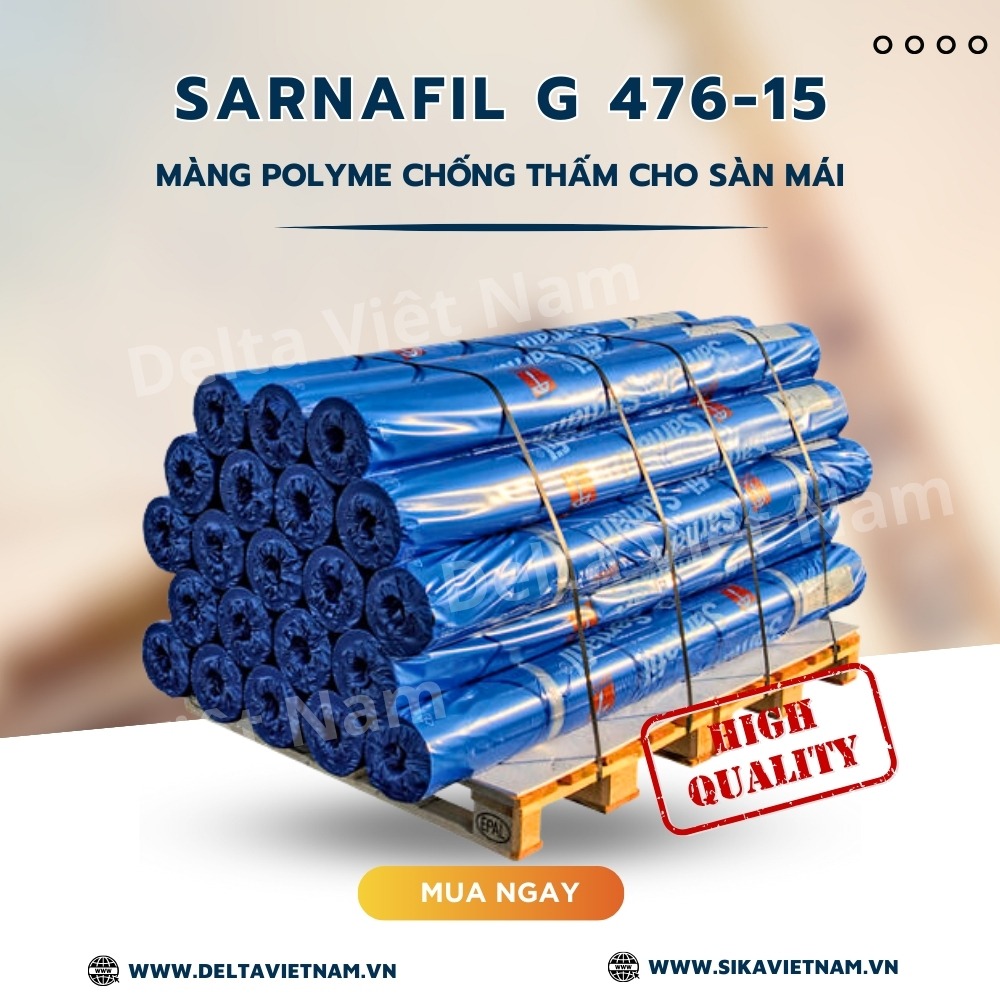 Sarnafil G 410 được phân phối tại delta việt nam