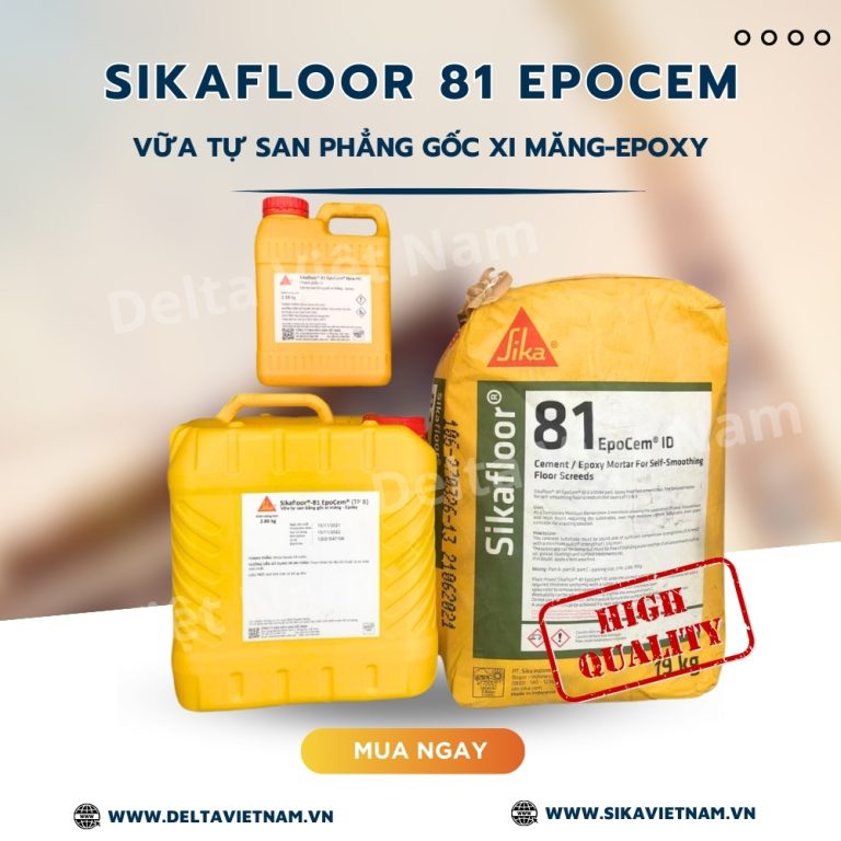 Sikafloor 81 EpoCem (Bộ 23 Kg) - Sika Chống Thấm - Delta Việt Nam Nhà ...