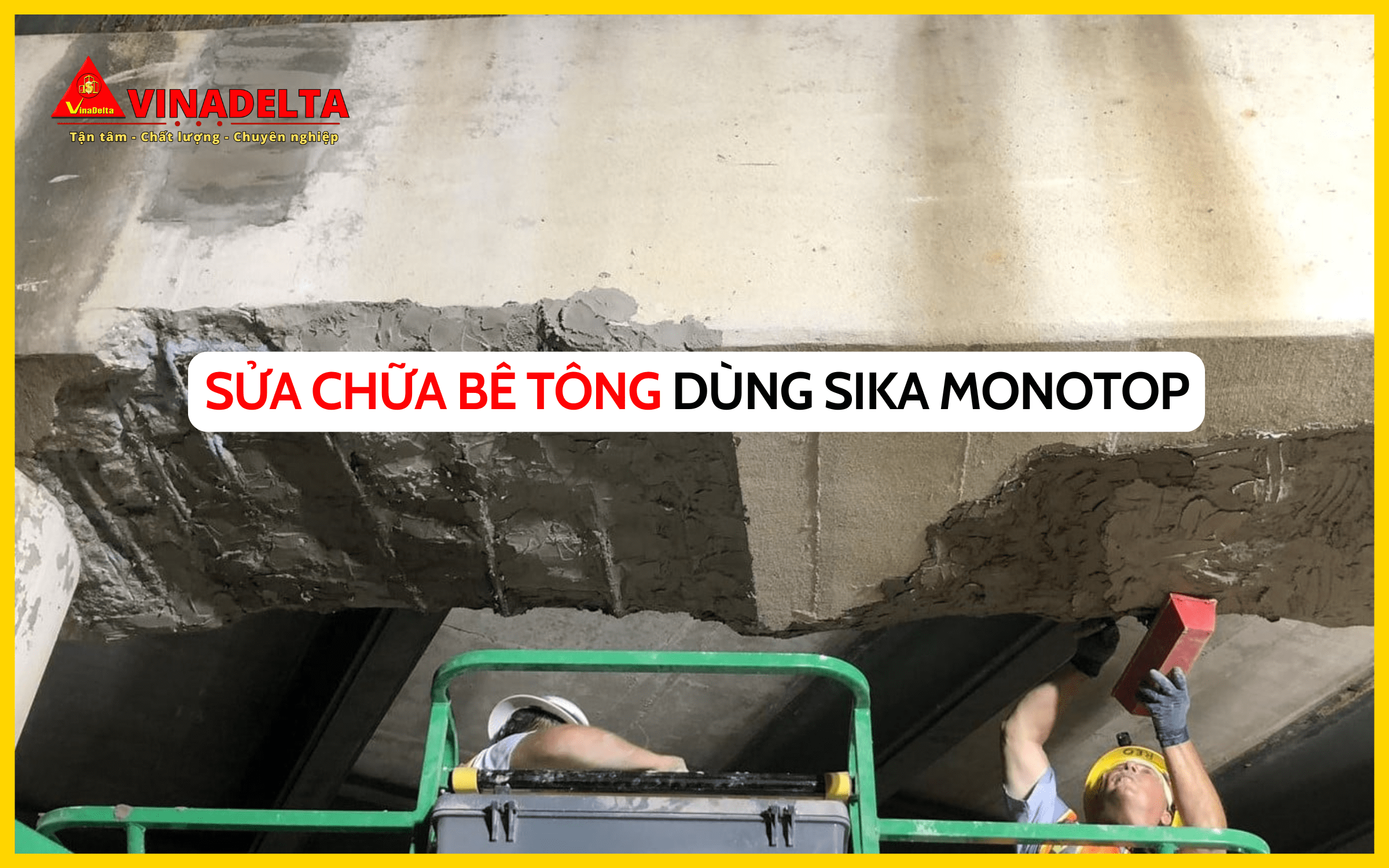 Sửa chữa bê tông lỗi
