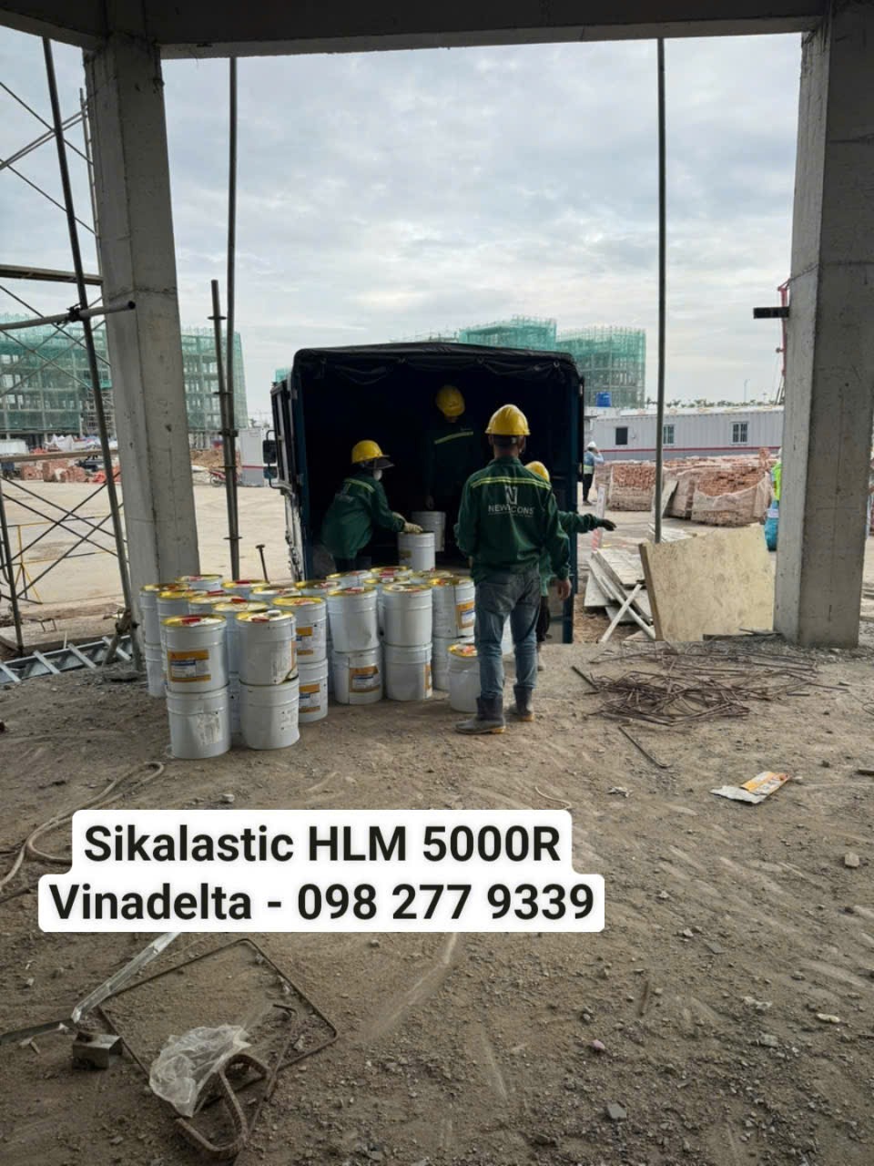 Delta cấp hàng Sikalastic HLM 5000 R cho công trình