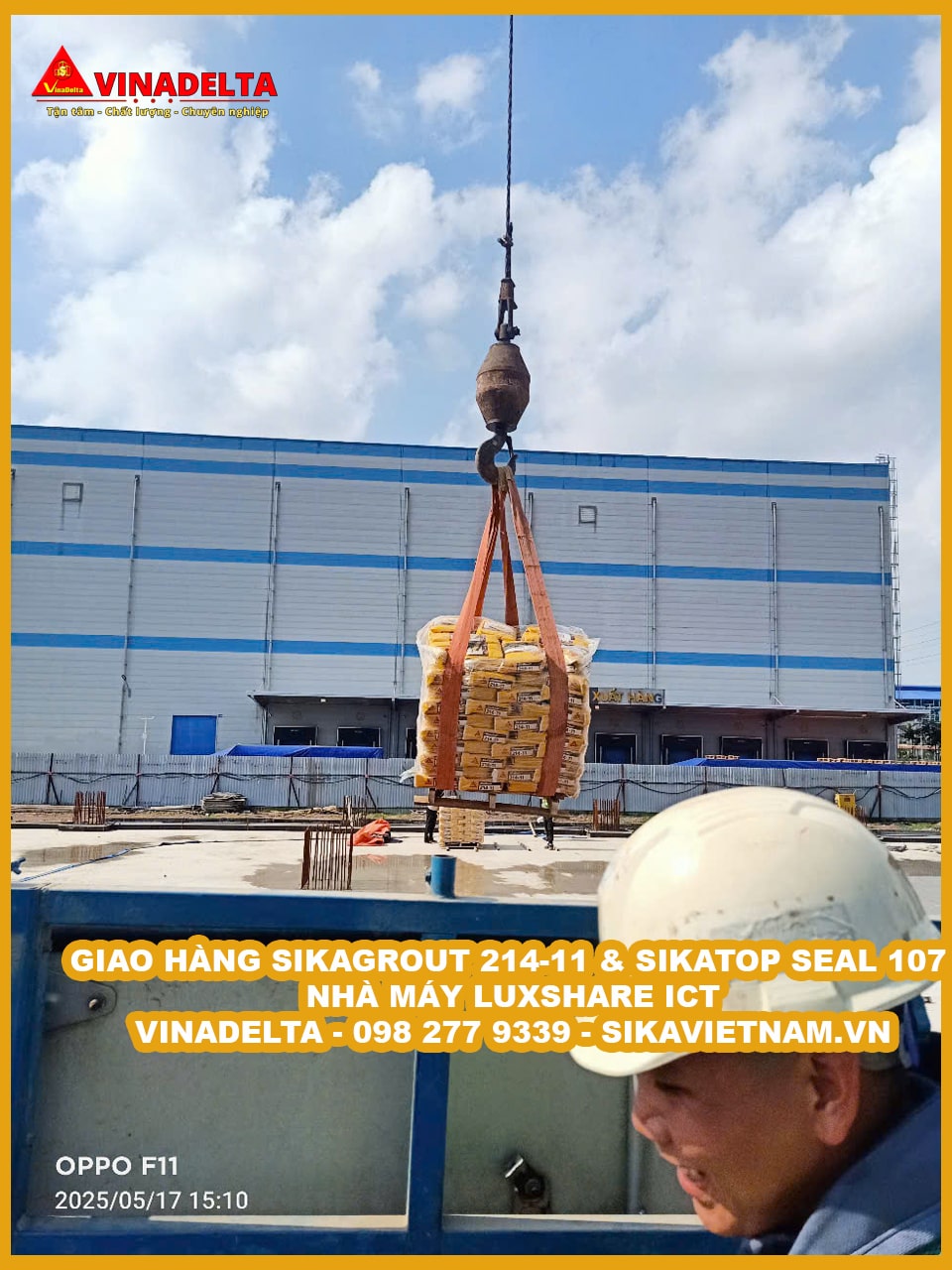 Giao hàng sika Vinadelta